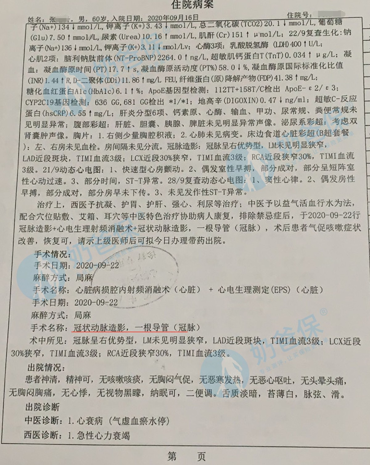 病人病历