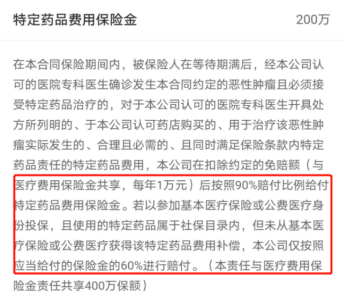 特定药品费用保险金